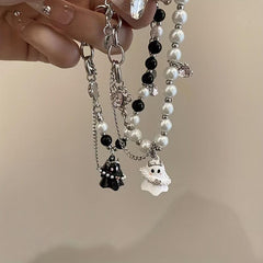 Small Ghost Beaded Bracelet