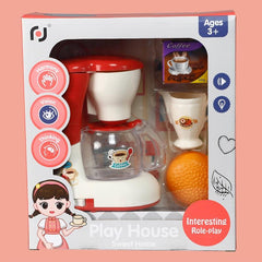 Mini Coffee Machine Set Toy for Kids
