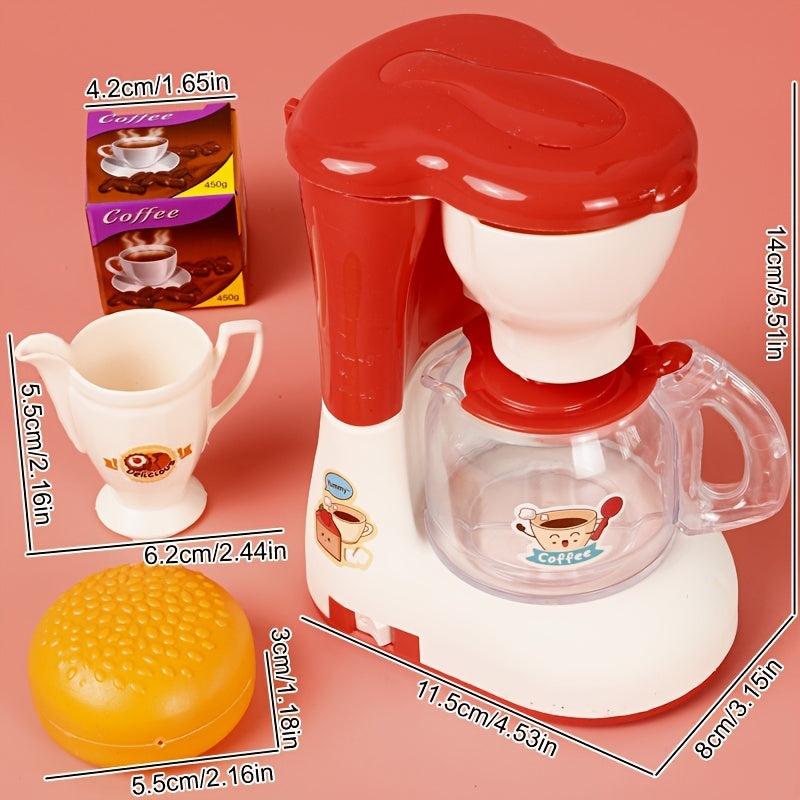 Mini Coffee Machine Set Toy for Kids