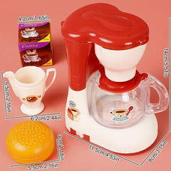 Mini Coffee Machine Set Toy for Kids
