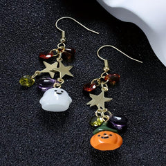 Halloween Ghosts Dangle Earrings Cartoon Drop Stud Gift For Women Girls