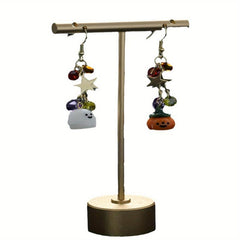 Halloween Ghosts Dangle Earrings Cartoon Drop Stud Gift For Women Girls