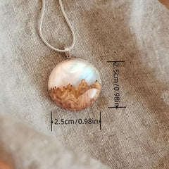 Natural Scenery Mountains Rivers Sky Pendants Toys For Children