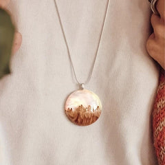 Natural Scenery Mountains Rivers Sky Pendants Toys For Children