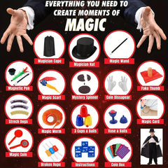 Kids Magic Kit Magician Pretend Play Set