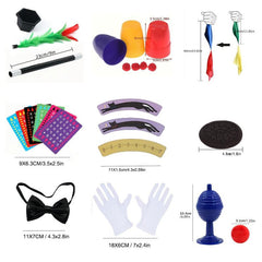 Kids Magic Kit Magician Pretend Play Set