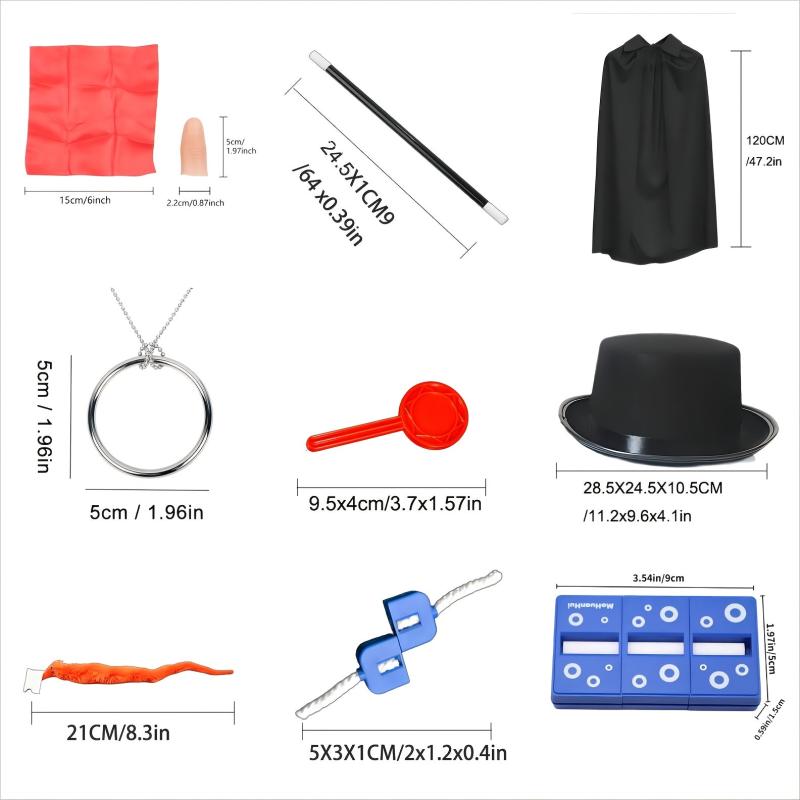 Kids Magic Kit Magician Pretend Play Set