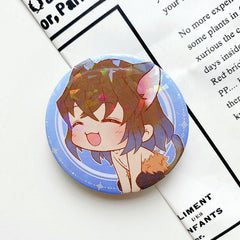 Anime Series Tinplate Badge Cartoon Badge Plate Bag Decoration