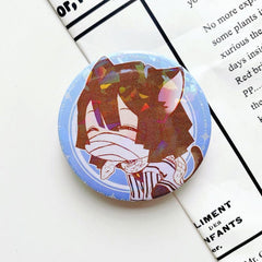Anime Series Tinplate Badge Cartoon Badge Plate Bag Decoration