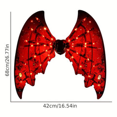 LED Angel Wings Sparkly Demon Flapping Costumes Halloween Cosplay