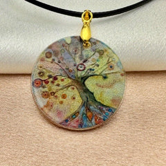 Tree Pendant Necklace for Halloween Christmas Party Gift