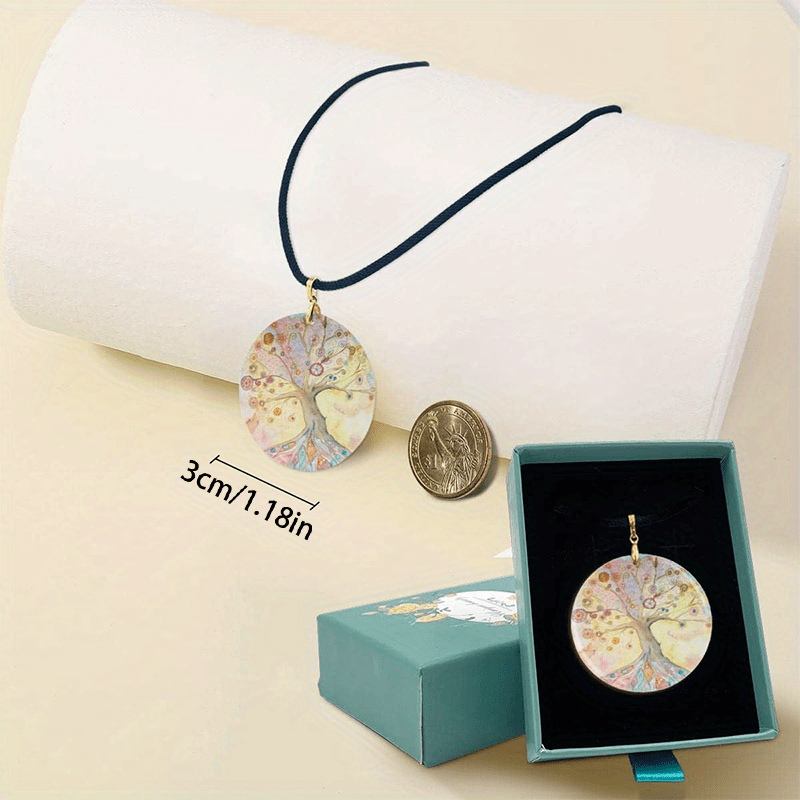 Tree Pendant Necklace for Halloween Christmas Party Gift