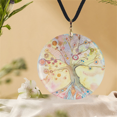 Tree Pendant Necklace for Halloween Christmas Party Gift