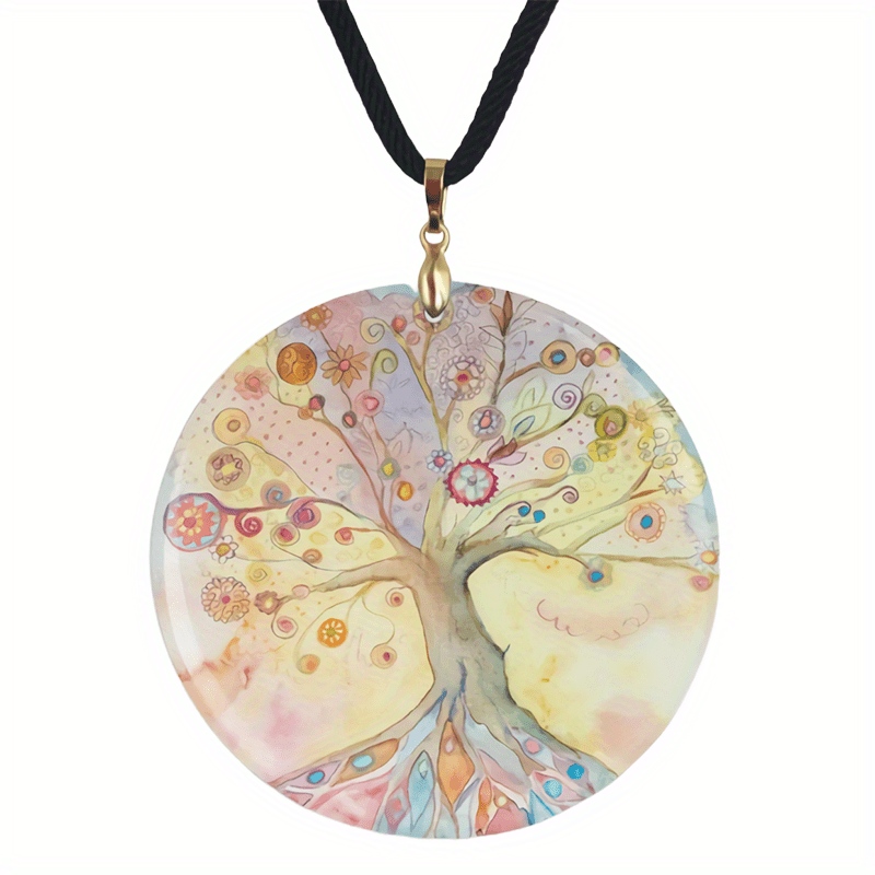 Tree Pendant Necklace for Halloween Christmas Party Gift