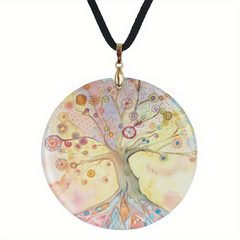 Tree Pendant Necklace for Halloween Christmas Party Gift