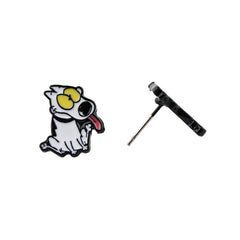 Vintage Dog Piercing Earrings Cartoon Stud Earrings For Woman Girls Kids Jewelry