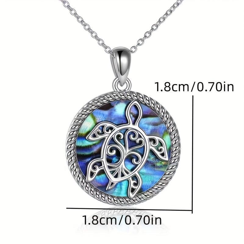 Seashell Turtle Heart Pendant Necklace Gift Jewelry For Girls