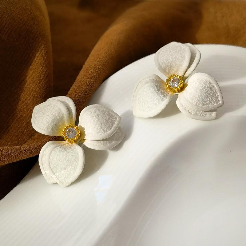 Sweet Flowers Earrings Women's Niche Earrings