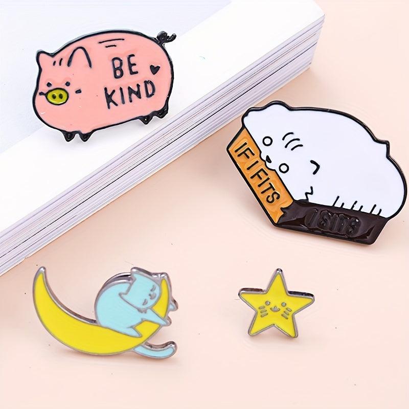 Little Animal Brooch Small Animal Series Alloy Badge Shirt Backpack Decorative