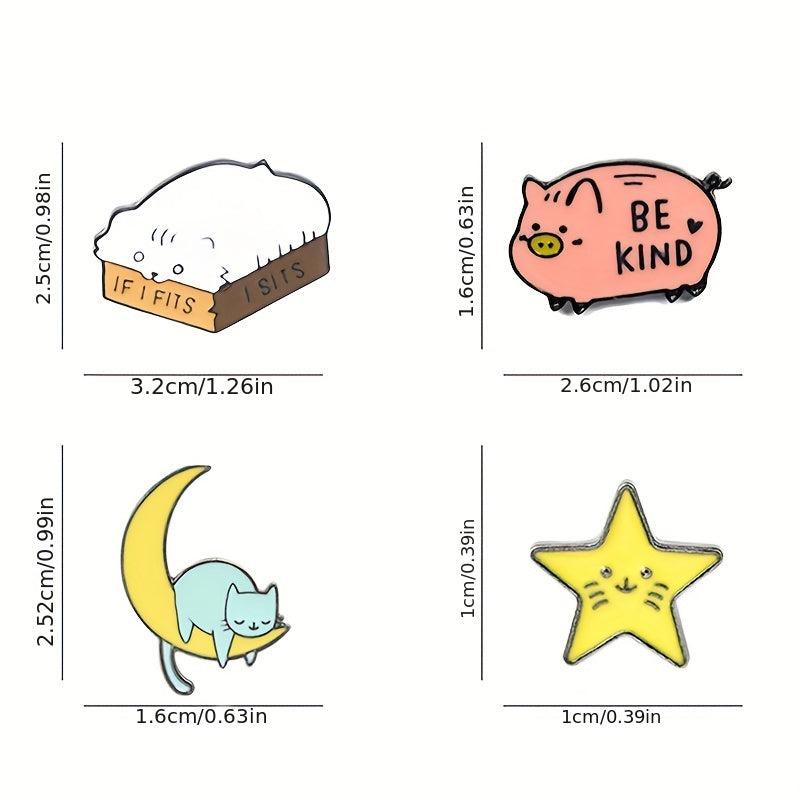 Little Animal Brooch Small Animal Series Alloy Badge Shirt Backpack Decorative