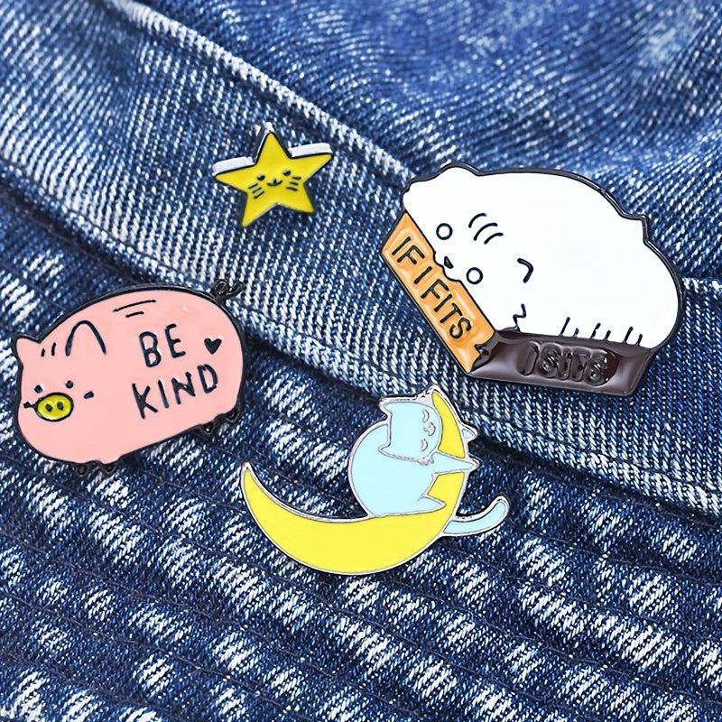 Little Animal Brooch Small Animal Series Alloy Badge Shirt Backpack Decorative