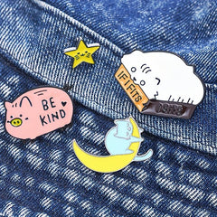 Little Animal Brooch Small Animal Series Alloy Badge Shirt Backpack Decorative