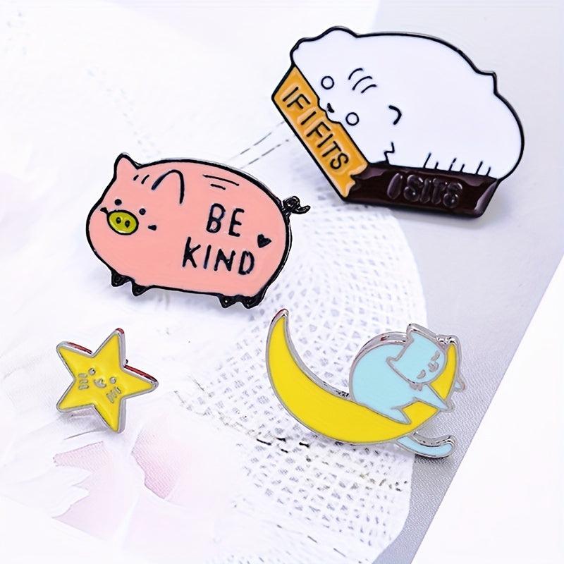 Little Animal Brooch Small Animal Series Alloy Badge Shirt Backpack Decorative