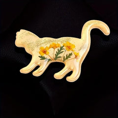Animal Cat Pin Brooch Enamel Corsage Decorative Adjustable Waist Anti-exposure