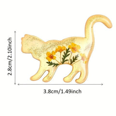Animal Cat Pin Brooch Enamel Corsage Decorative Adjustable Waist Anti-exposure