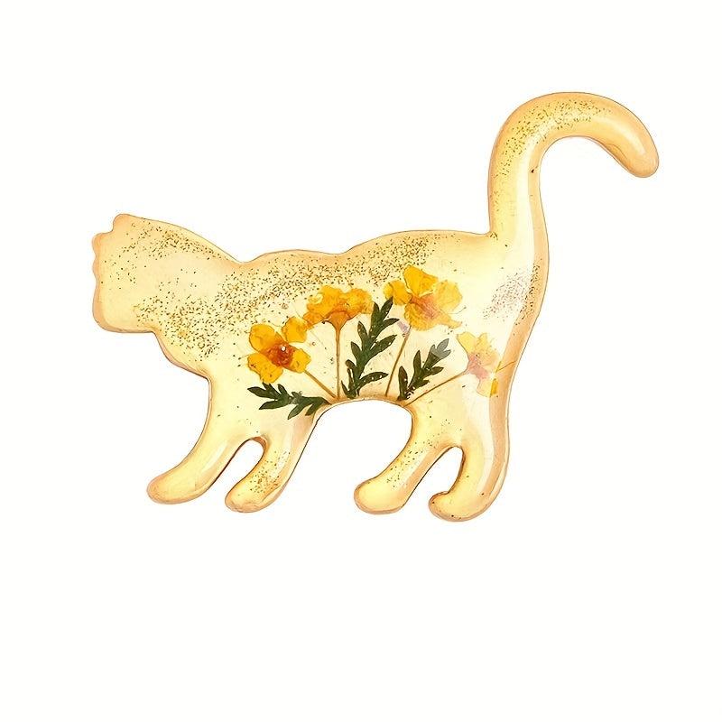 Animal Cat Pin Brooch Enamel Corsage Decorative Adjustable Waist Anti-exposure