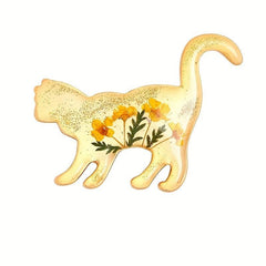 Animal Cat Pin Brooch Enamel Corsage Decorative Adjustable Waist Anti-exposure