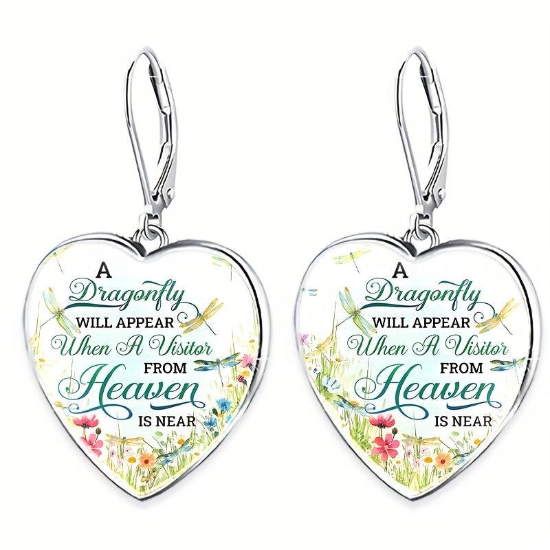 Heart-shaped Crystal Pendant Necklace Set for Men and Women