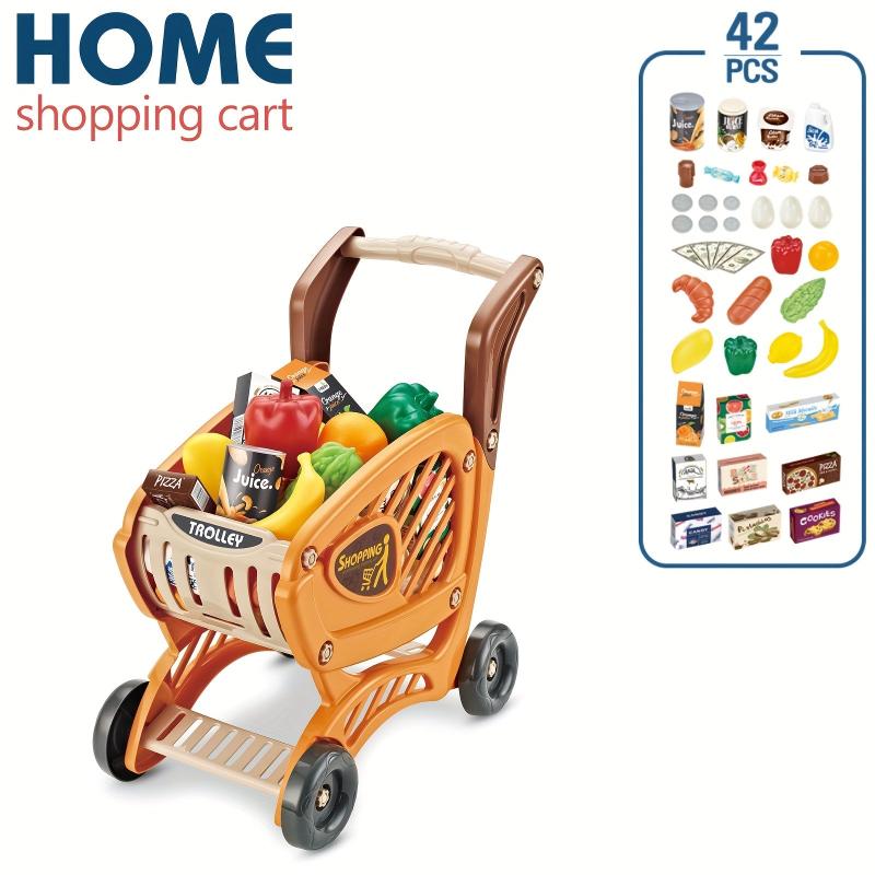 Kids Play House Shopping Cart Kitchen Supermarket Cooking Toys Pretend Play