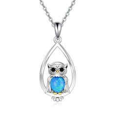 Owl Small Animal Necklace for Kids Birthday Gift
