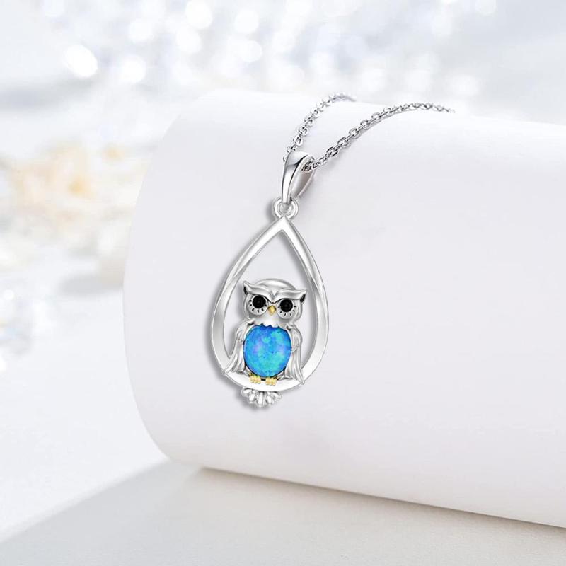 Owl Small Animal Necklace for Kids Birthday Gift