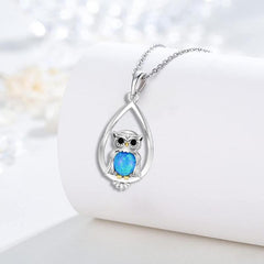 Owl Small Animal Necklace for Kids Birthday Gift