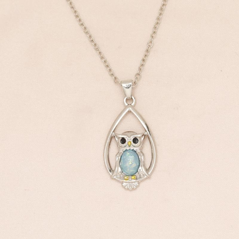 Owl Small Animal Necklace for Kids Birthday Gift