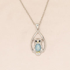 Owl Small Animal Necklace for Kids Birthday Gift