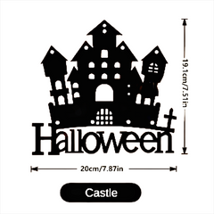 Halloween Glow Decoration Pumpkin Ghost Witch Cobweb Hanging Pendant