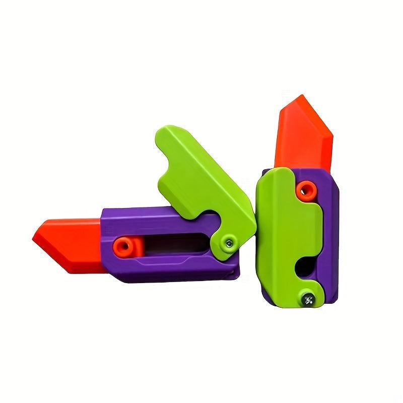 3D Gravity Radish Toy Stress Relief Push Cards Small Toys