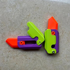 3D Gravity Radish Toy Stress Relief Push Cards Small Toys