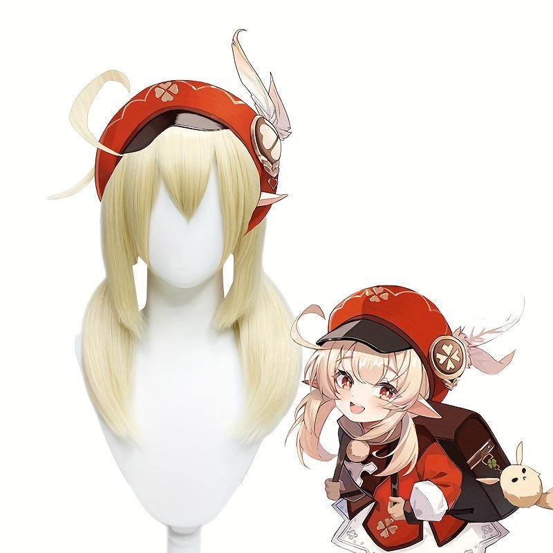 Double Ponytail Cosplay Wig Light Beige Anime Wig