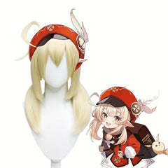 Double Ponytail Cosplay Wig Light Beige Anime Wig
