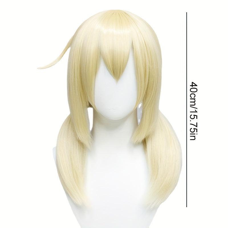 Double Ponytail Cosplay Wig Light Beige Anime Wig