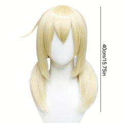 Double Ponytail Cosplay Wig Light Beige Anime Wig