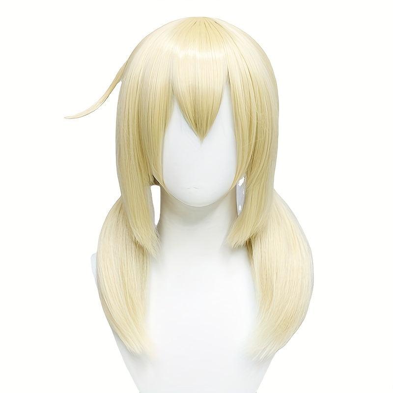 Double Ponytail Cosplay Wig Light Beige Anime Wig