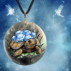 Sea Turtle Pattern Pendant Necklace Adjustable Chain Necklace