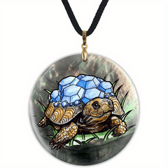 Sea Turtle Pattern Pendant Necklace Adjustable Chain Necklace
