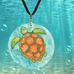Animal Pattern Pendant Necklace Turtle Chain Necklace Halloween Christmas Gift