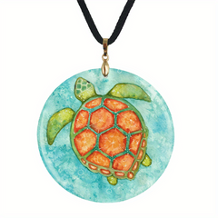 Animal Pattern Pendant Necklace Turtle Chain Necklace Halloween Christmas Gift